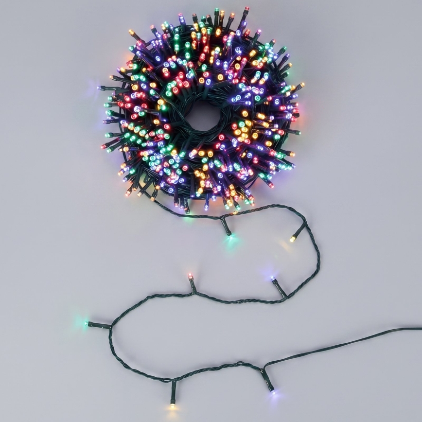 Aigostar - LED zonne-kerstsnoer 500xLED/8 functies 52m IP65 meerkleurig 1200 mAh
