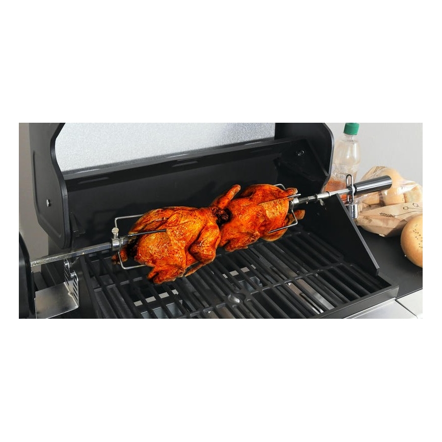 Aiguille à barbecue avec moteur 230V