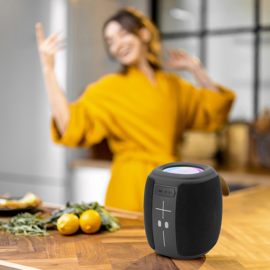 AKAI ABTS-V5 BL - Enceinte sans fil avec microphone 3W/1200 mAh bleu