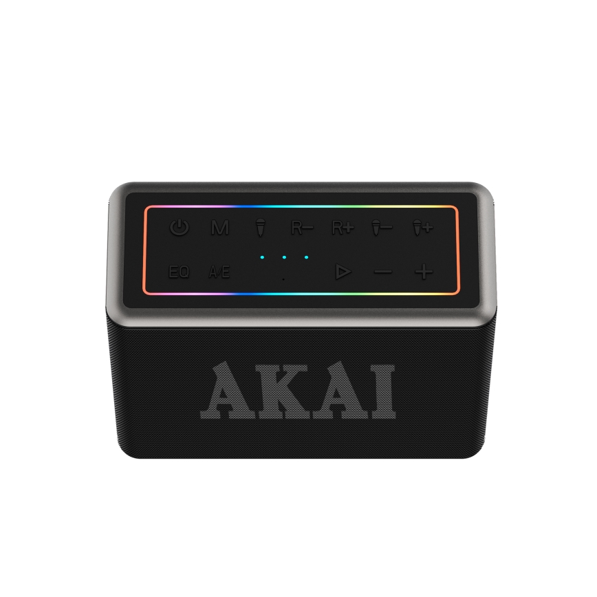 AKAI ABTSW-120 - Enceinte sans fil avec deux microphones 80W/4000 mAh IPX6