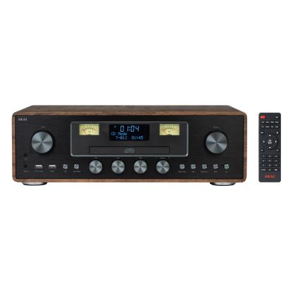 AKAI AM-100 RHAPSODY - Compact audiosysteem met CD/FM/DAB/AUX/USB/MP3 40W/230V + afstandsbediening