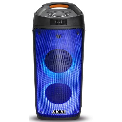 AKAI PARTY BOX 810 - Draadloze luidspreker 65W/230V 5000 mAh + afstandsbediening