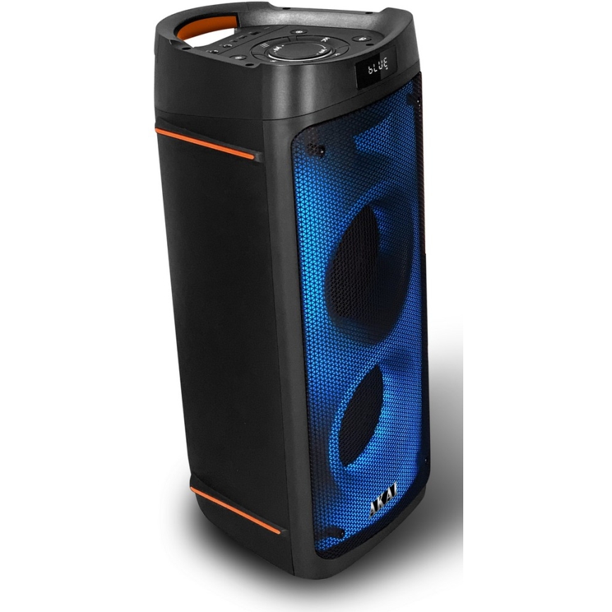 AKAI PARTY BOX 810 - Enceinte sans fil 65W/230V 5000 mAh + télécommande