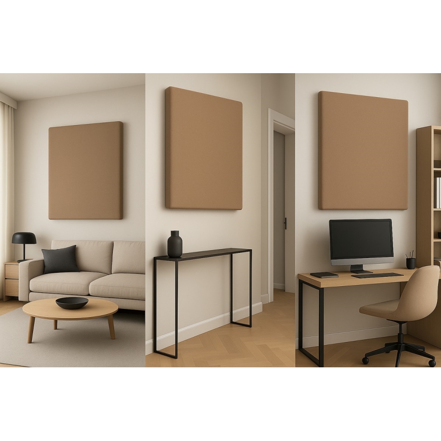 Akoestisch paneel SILENCE 58x58 cm beige