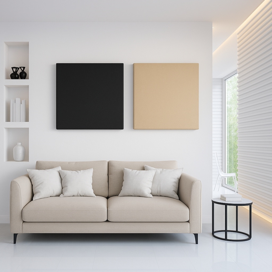 Akoestisch panel SILENCE 58x58 cm antraciet