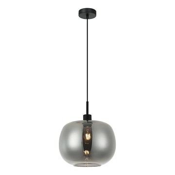 ALAN hanglamp aan snoer 1xE27/40W/230V rookzwart