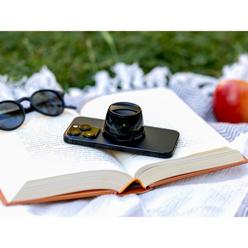 Aligator ABSMB01 - Haut-parleur magnétique pour MagSafe Mini Beat 400 mAh noir