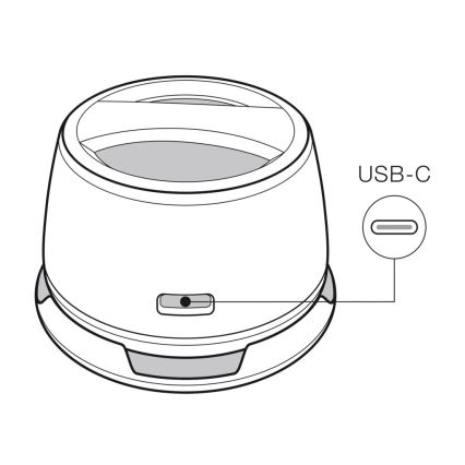 Aligator ABSMB01 - Magnetische luidspreker voor MagSafe Mini Beat 400 mAh, zwart