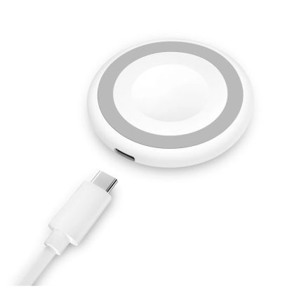 Aligator AMS08WT - Chargeur sans fil MagSafe 3-en-1 15 W blanc