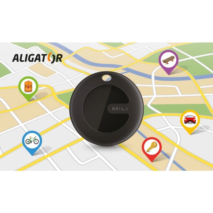 Aligator APD003 - MiTag-tracker 1xCR2032 IP67 zwart