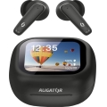 Aligator ATR10BK - Écouteurs sans fil avec traducteur 2-en-1 Pods Translate 470 mAh + 2x 40 mAh noirs