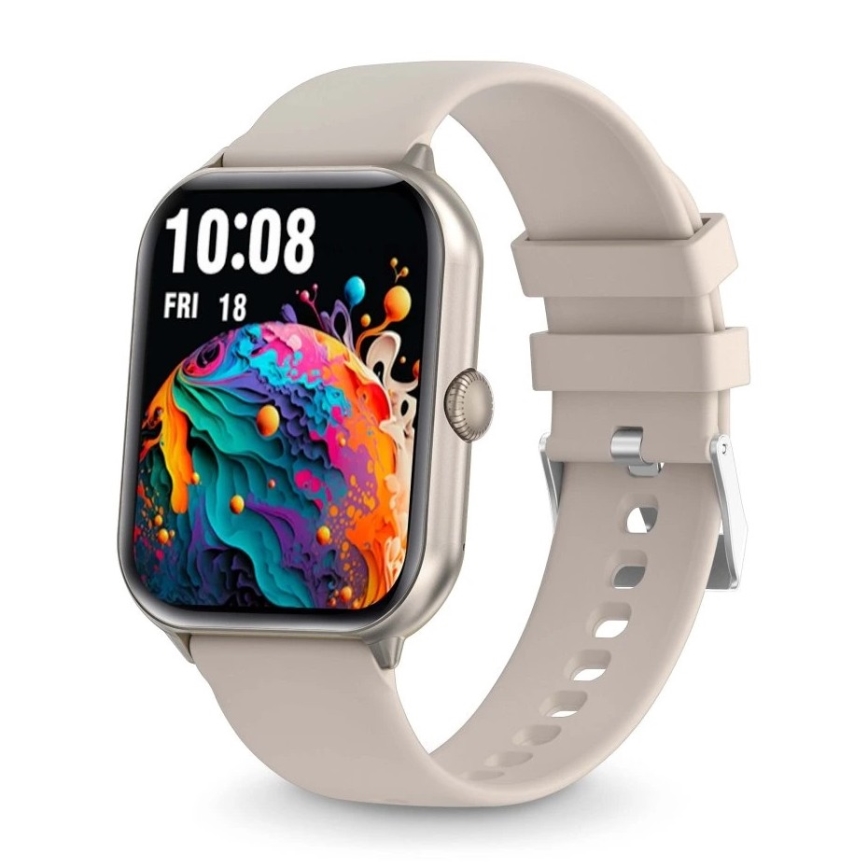 Aligator AW10SR - Montre connectée Watch GO 220 mAh IP67 crème