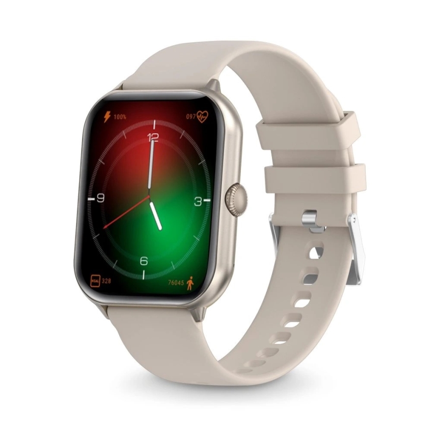 Aligator AW10SR - Montre connectée Watch GO 220 mAh IP67 crème