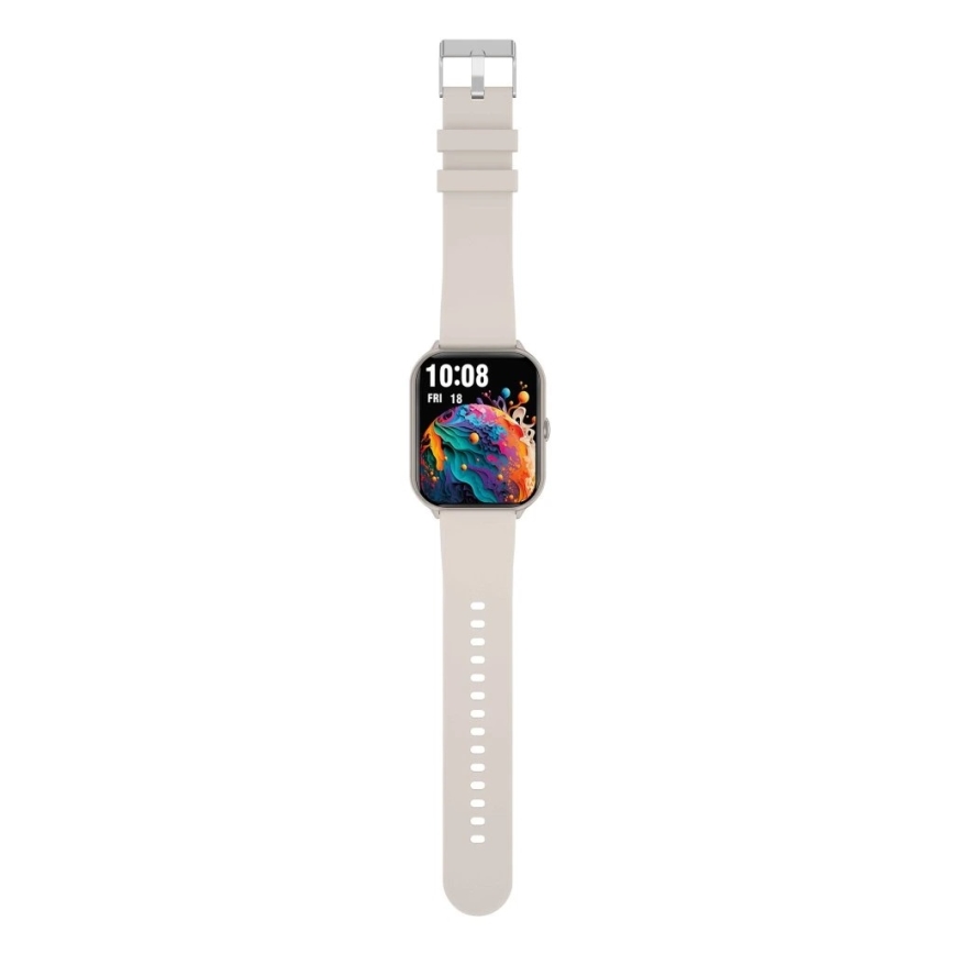 Aligator AW10SR - Smartwatch Watch GO 220 mAh IP67 crème