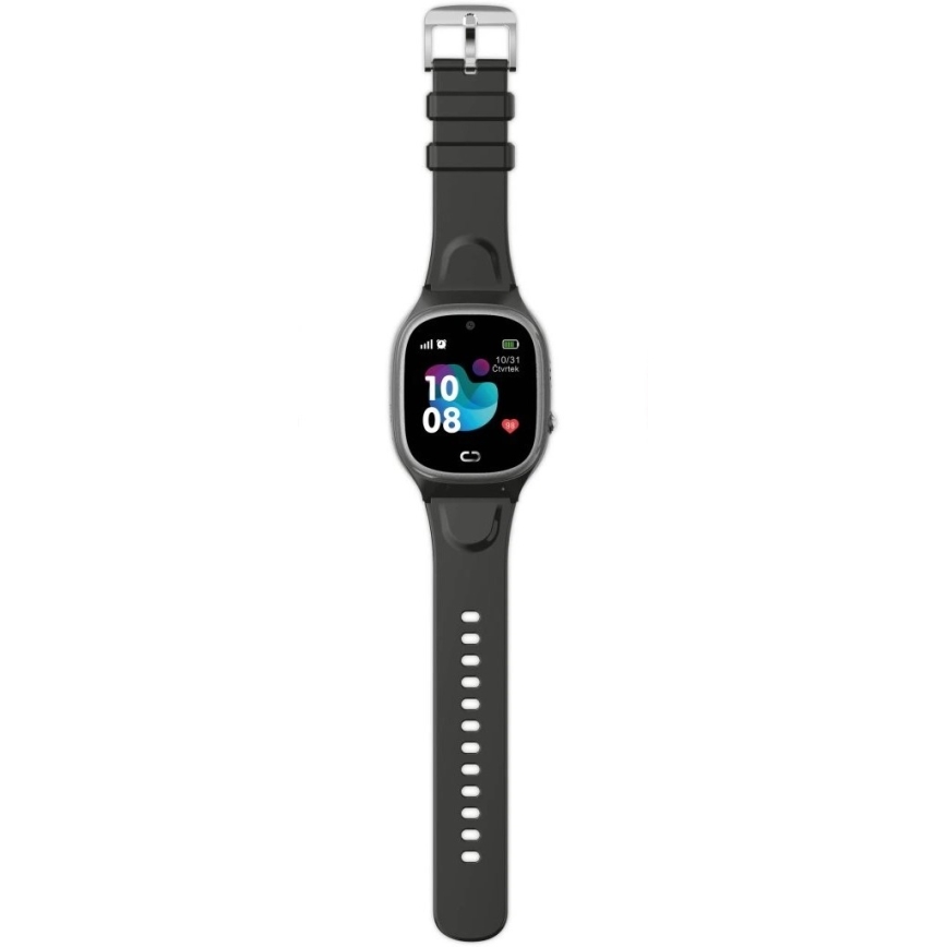 Aligator AW11BK - Smartwatch Watch Junior 2 450 mAh IP67 Wi‑Fi zwart