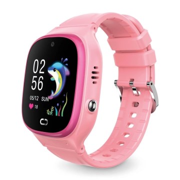 Aligator AW11PK - Montre connectée Watch Junior 2 450 mAh IP67 Wi‑Fi rose