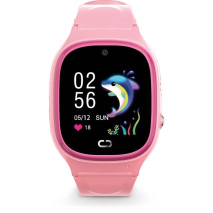 Aligator AW11PK - Montre connectée Watch Junior 2 450 mAh IP67 Wi‑Fi rose