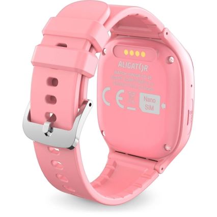 Aligator AW11PK - Montre connectée Watch Junior 2 450 mAh IP67 Wi‑Fi rose