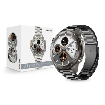 Aligator AW12BK - Montre connectée Watch GPS 500 mAh IP69K noire