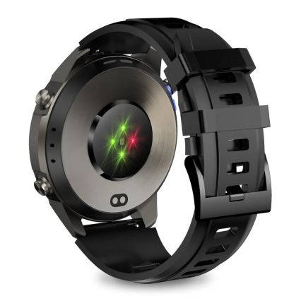 Aligator AW12BK - Smartwatch met GPS, 500 mAh batterij, IP69K, zwart