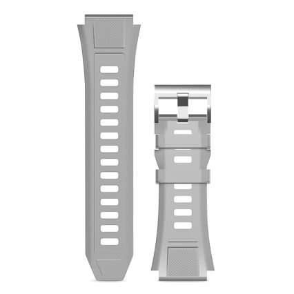 Aligator AW12SR - Montre connectée GPS, batterie 500 mAh, indice IP69K, finition argentée