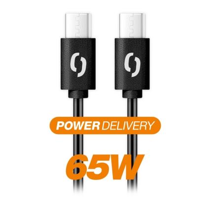 Aligator DATKP54 - câble USB-C vers USB-C 65W Power Delivery 0,5 m, noir
