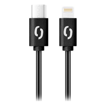 Aligator DATKP56 - USB-C naar Lightning-kabel, 30W Power Delivery, 0,5 m, zwart