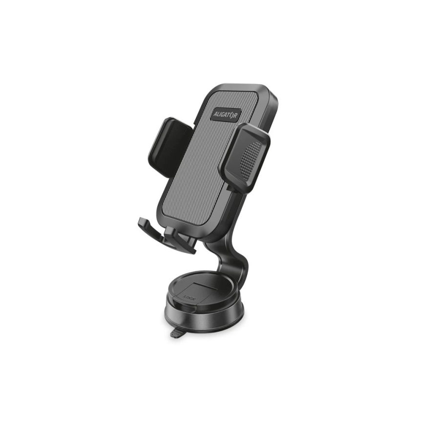 Aligator HA25 - Telefoonhouder voor in de auto met flexibele arm, zwart