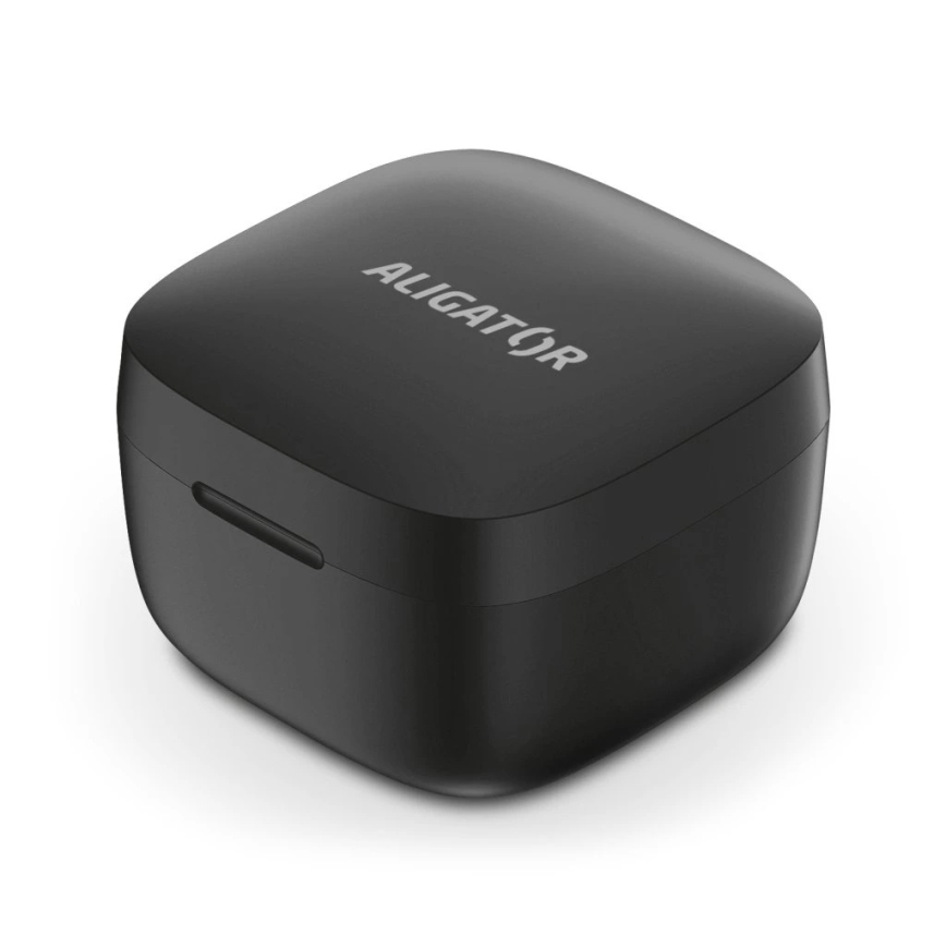 Aligator TWS05 - Écouteurs sans fil Pods LITE 200 mAh + 2 x 30 mAh IP30 noirs