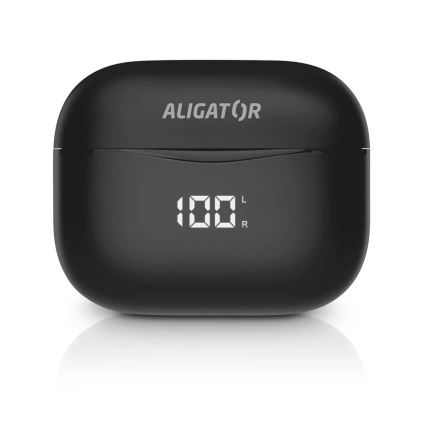 Aligator TWS06 - Draadloze oordopjes Pods PRO 3, 200 mAh + 2×30 mAh, zwart