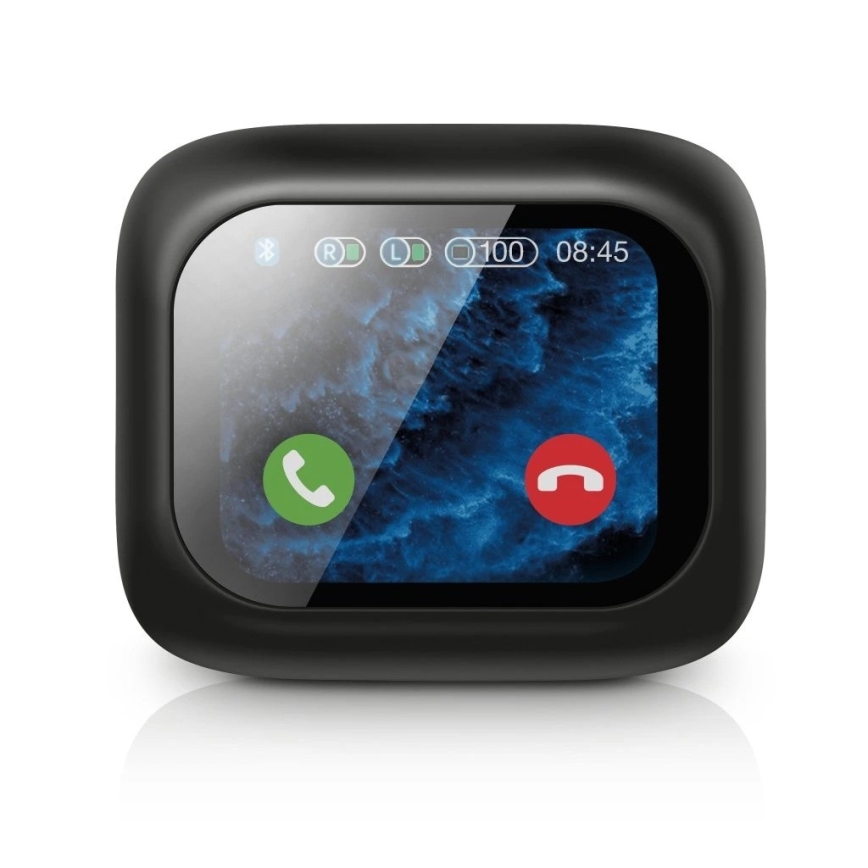 Aligator TWS07 - Écouteurs sans fil Pods avec écran LCD, ANC, 400 mAh + 2x 40 mAh, IP30, noir