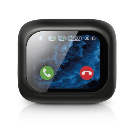 Aligator TWS07 - Écouteurs sans fil Pods avec écran LCD, ANC, batterie 400 mAh + 2×40 mAh, noir