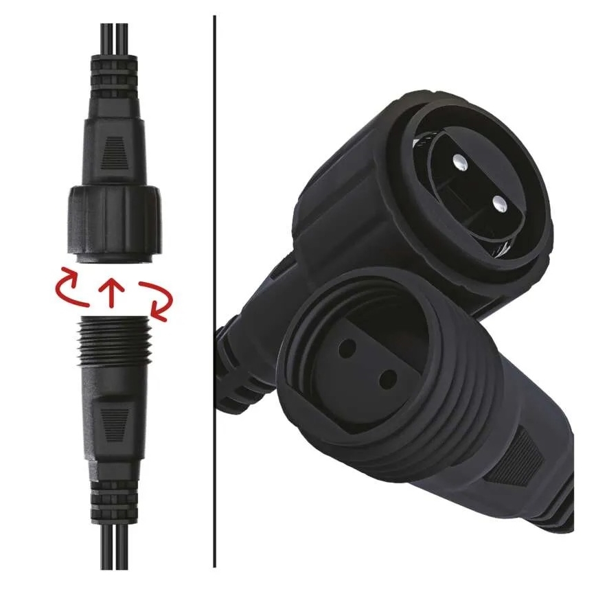 Alimentation pour les connexions des éclairages de Noël 230V IP44