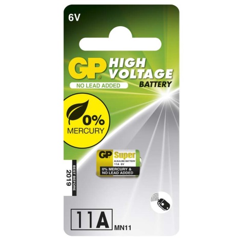 Alkaline batterij 11A GP 6V/38 mAh