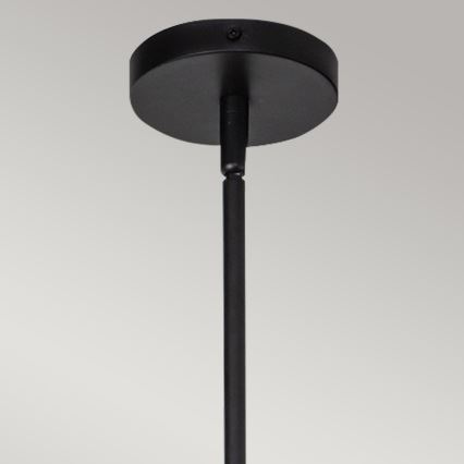 Alora Mood - DAPHNE hanglamp met staaf 1xE27/60W/230V Ø 18,1 cm zwart/bruin