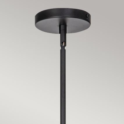 Alora Mood - Kroonluchter met stang DAPHNE 6xE14/40W/230V zwart/bruin