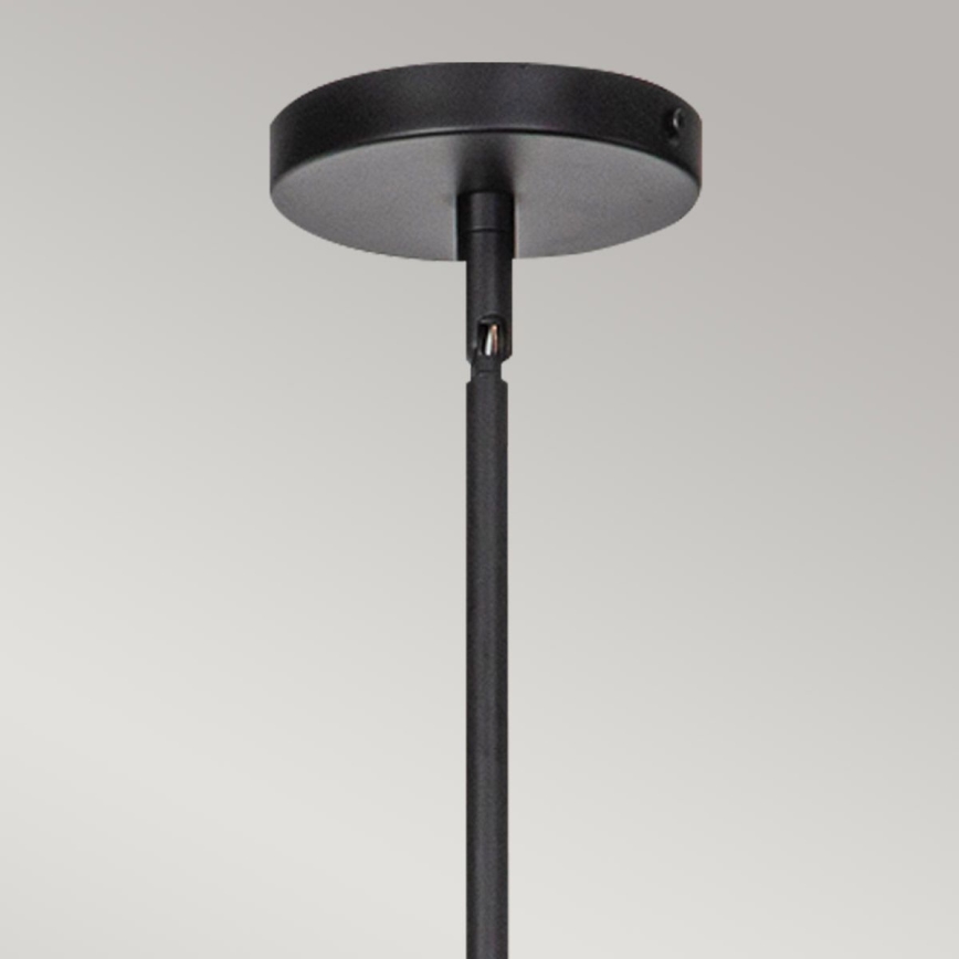 Alora Mood - Kroonluchter met stang DAPHNE 6xE14/40W/230V zwart/bruin