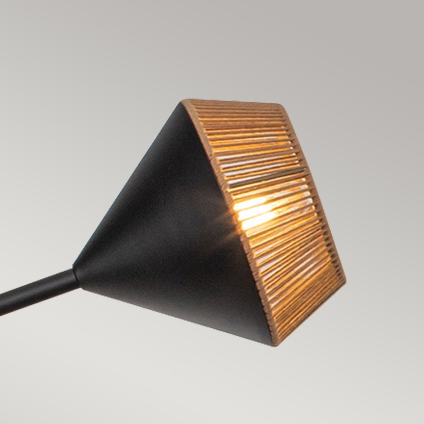 Alora Mood - Kroonluchter met stang DAPHNE 6xE14/40W/230V zwart/bruin