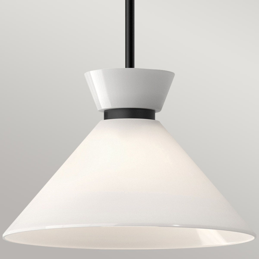 Alora Mood - HALSTON rod-mounted hanglamp 1xE27/60W/230V zwart