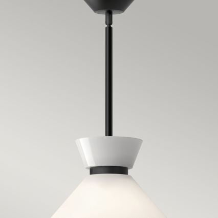 Alora Mood - Hanglamp met stang HALSTON 1xE27/60W/230V zwart
