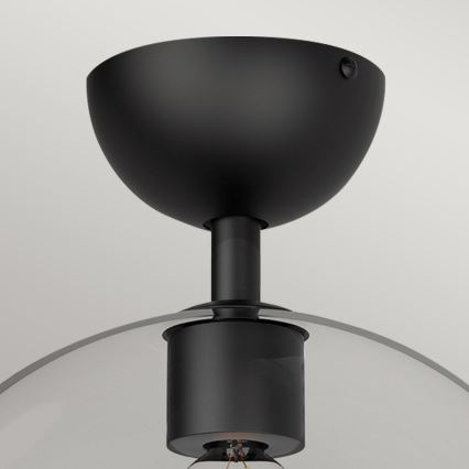 Alora Mood - Plafonnier JUDE 1xE27/60W/230V Ø 30,5 cm noir