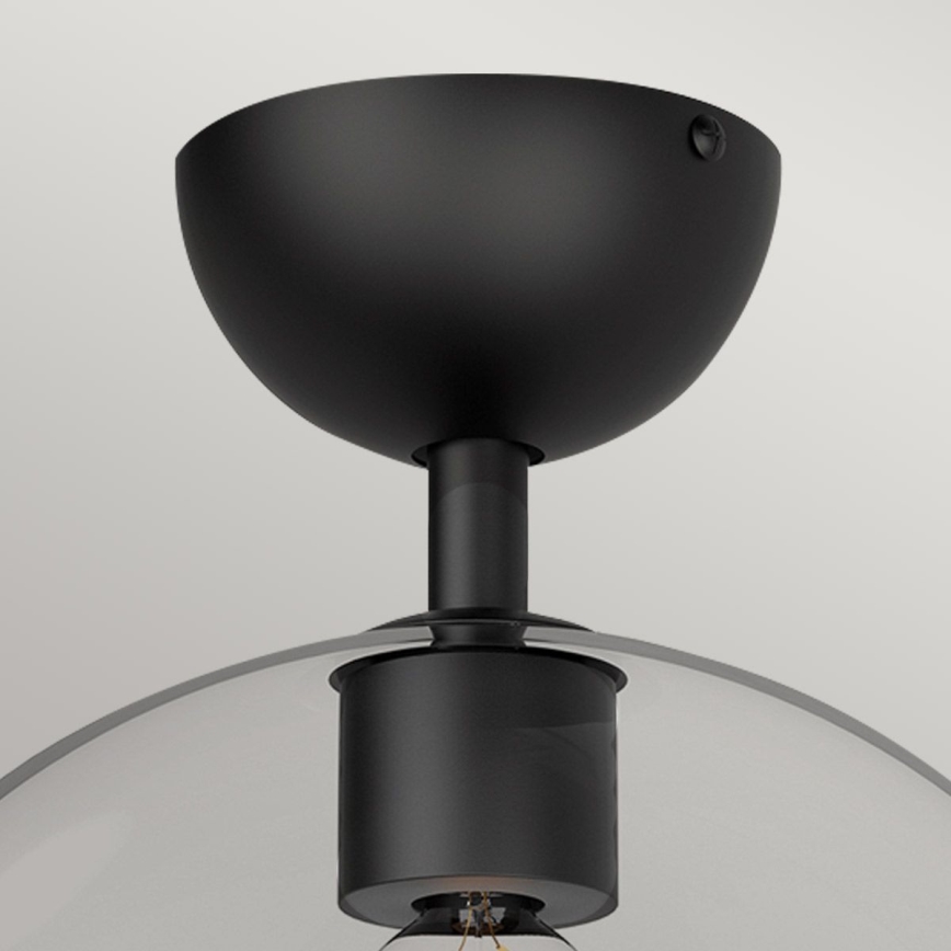 Alora Mood - Plafonnier JUDE 1xE27/60W/230V Ø 30,5 cm noir