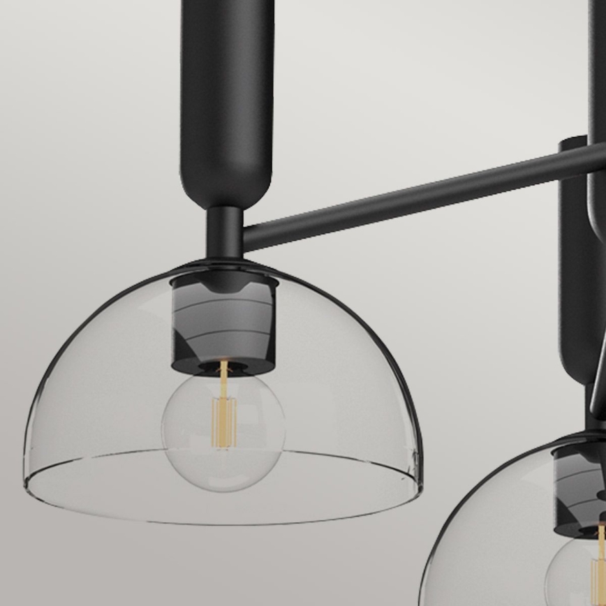 Alora Mood - Hanglamp met stang JUDE 3xE27/60W/230V zwart