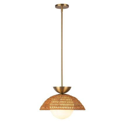 Alora Mood - Rod hanglamp PERTH 1xE27/60W/230V Ø 37.5 cm goud