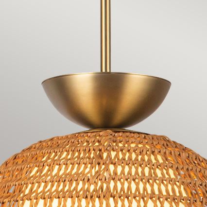 Alora Mood - Rod hanglamp PERTH 1xE27/60W/230V Ø 37.5 cm goud