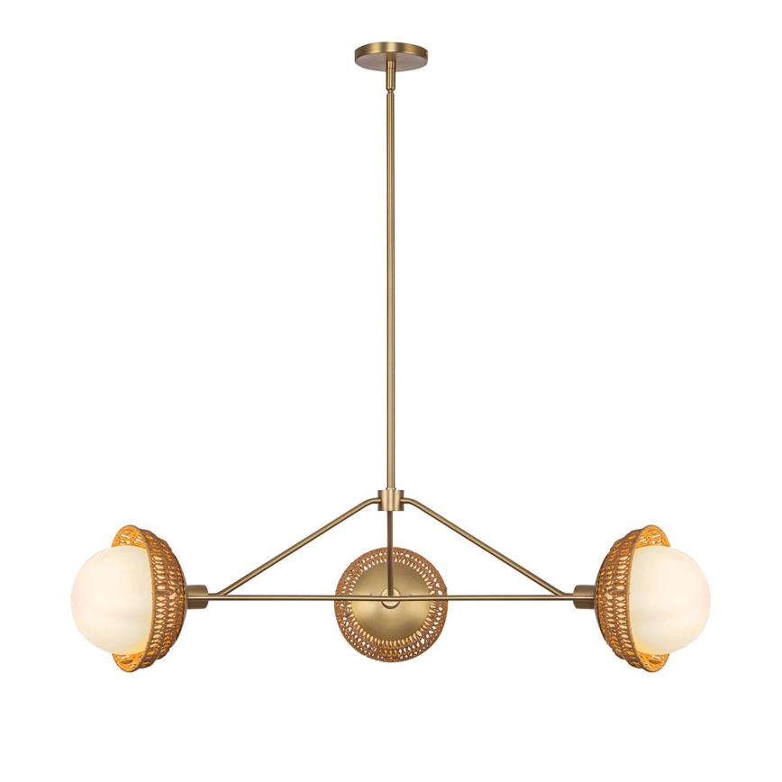 Alora Mood - Lustre sur tige PERTH 3xE14/40W/230V doré