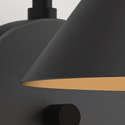 Alora Mood - REMYCK Muur Lamp 1xE27/60W/230V Black