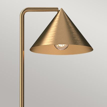 Alora Mood - Vloerlamp REMYCK 1xE27/60W/230V goud