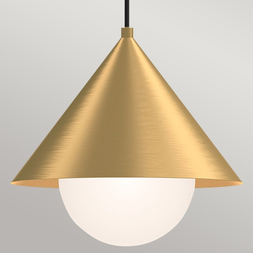 Alora Mood - Hanglamp aan kabel REMYCK 1xE27/60W/230V Ø 34,3 cm goud