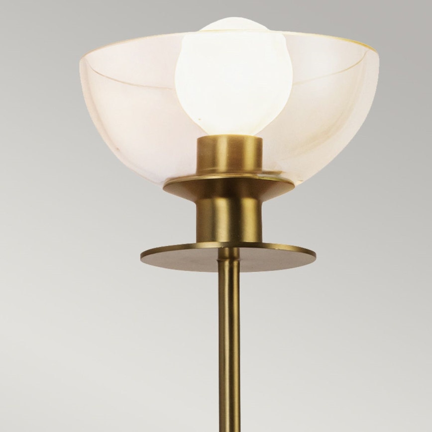 Alora Mood ALM-SYLVIA-1WB-BG-CL - Wandlamp SYLVIA 1xE14/40W/230V goudkleurig